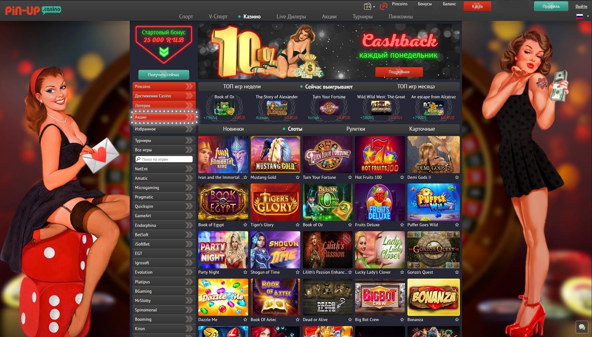 Пин Ап казино 🍭 Вход на сайт